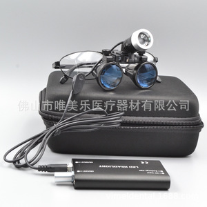 Lente de aumento dental 3.5X con lentes intercambiables y lámpara frontal LED para uso médico quirúrgico - Product Image 3