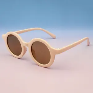 Feirong Promotion Outdoor Strands chutz Säugling Retro einfarbig niedlich Mama und ich setzt Baby Sonnenbrille Kinder Sonnenbrille