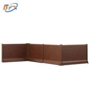 Dafuxin 6cm chiều cao 0.6mm Độ dày thớ gỗ nhôm ốp chân tường dễ dàng cài đặt internet-nổi tiếng sàn phụ kiện - Product Image 4