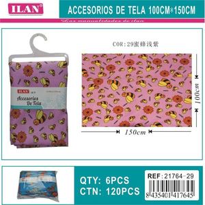 Accessorio in tessuto Ilan 100cmx150cm con motivo a api per decorazioni per la casa - Product Image 3