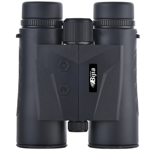 משקפת BIJIA 10x42ED עם מד טווח לייזר לציד 1800 מטר/2400 מטר, עמידות בפני ערפל IP67, דיוק של 1 מטר, מבנה מתכת, שחור, 940 גרם - Product Image 2