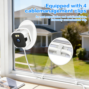 กล้องรักษาความปลอดภัยแบบมีสาย 3MP สำหรับติดหน้าต่าง กล้องวงจรปิดภายในอาคาร HD WiFi 2.4G&<span class=keywords><strong>5G</strong></span> กล้องมองกลางคืนแบบสี ตรวจจับความเคลื่อนไหวด้วย AI สำหรับความปลอดภัยภายในบ้าน - Product Image 4