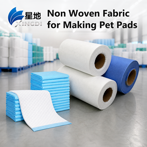 低价100%聚酯无纺布 用于宠物垫的纺粘无纺布 - Product Image 1