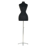 Mannequin de couturière en PE pour femme, buste supérieur, forme de robe pour l'affichage de costumes professionnels, vente chaude