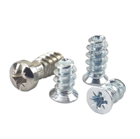 Vis Euro autotaraudeuse pour meubles, tête fraisée plate Pozi, en acier au carbone zingué, M6.2*11mm, personnalisée en usine