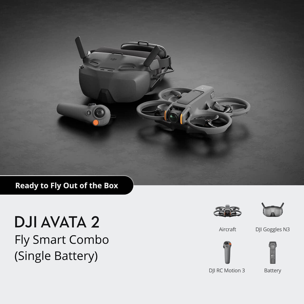 Avata 2 Fly Smart Combo (Batterie Unique)