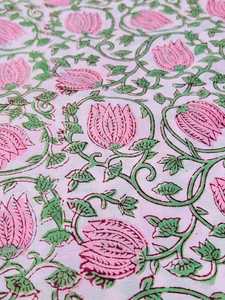 Conjunto de pijama de algodón estampado a mano, artesanal, para mujer, ropa de dormir tradicional, ligera y cómoda para descansar. - Product Image 5