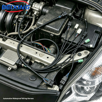 A00006 BeiXing Kabel Harness Mobil Kustom untuk Otomotif, Inti Tembaga PVC IP66 12V 860mm