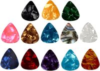 Nouvelle vente : Médiators de guitare basse personnalisés, différentes couleurs, épaisseur 0,46-1,5 mm, en celluloïd, design personnalisé, médiators vierges
