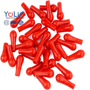 Tutup karet Dropper tutup bohlam isap karet untuk berbagai Dropper tabung uji pipette dan tetes cairan - Product Image 1