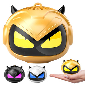 JF102 Little Devil Mini Altavoz Bluetooth, Lindo Altavoz Inalámbrico Portátil con Efecto de Luz LED RGB Cambiante, Sonido Estéreo 3D - Product Image 1
