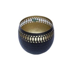 Pot votif en métal découpé au laser personnalisé décoration de la maison bougeoir porte-lumière de thé avec variété de modèles de couleurs de style sur commande - Product Image 1