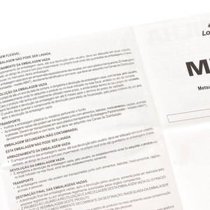 Nhãn bao bì thông tin an toàn nhiều trang nhãn tổng hợp nhiều lớp cấu trúc tập sách phim trong suốt - Product Image 3