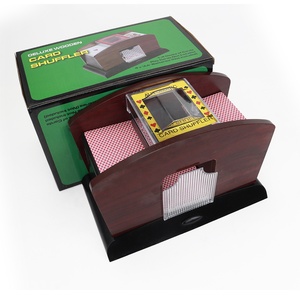 Shuffler-máquina automática <span class=keywords><strong>de</strong></span> madera para <span class=keywords><strong>juego</strong></span> <span class=keywords><strong>de</strong></span> mesa, <span class=keywords><strong>cartas</strong></span> <span class=keywords><strong>de</strong></span> póker <span class=keywords><strong>de</strong></span> cubierta 1-4, oem <span class=keywords><strong>de</strong></span> fábrica, color negro - Product Image 3