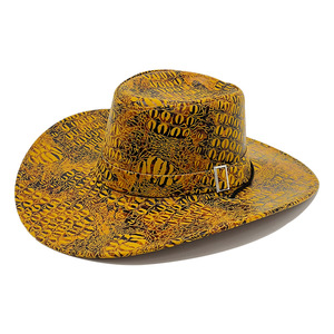 หมวกคาวบอยปีกแบนพิมพ์ลายตามสั่งขายส่ง หมวกแฟนซีสไตล์เยอรมันสำหรับงานเทศกาลอ็อกโทเบอร์เฟสต์ หมวกปานามาสไตล์ตะวันตกสำหรับผู้ชาย - Product Image 3