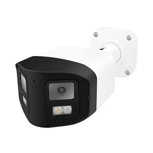 4MP全景180双镜头双向音频双光人体检测IP摄像机家庭安全闭路电视摄像机