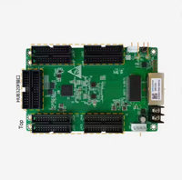 Carte de réception Novastar originale compatible en intérieur, contrôleur couleur pleine pour panneaux muraux publicitaires LED commerciaux