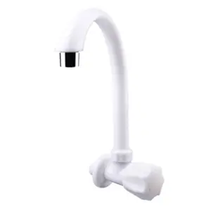 Hot Sell PVC Plastic Faucets Water Tap Banheiro Kitchen Taps Wall Mounted Faucets & pvc Water Tap Kran