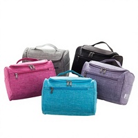 Sac de maquillage personnalisé avec logo promotionnel, cadeau d'entreprise, sac de beauté, organiseur de cosmétiques, pour salon professionnel, vente en gros, directement de l'usine