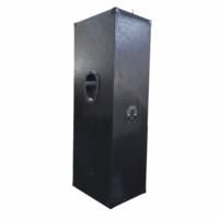 Youfengyi YFY-J215II 2500W Enceintes Stéréo Professionnelles en Métal 2*15'' pour Spectacles Scéniques et Clubs Commerciaux