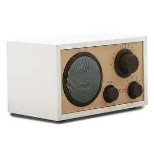 Radio HIFI vintage en bois, portée de fréquence de 88MHz à 108MHzv, avec haut-parleurs stéréo intégrés, pour bureau