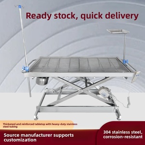 पशु चिकित्सक प्रमाणित कक्षा II पशु चिकित्सा ऑपरेटिंग टेबल स्टेनलेस स्टील 304 इलेक्ट्रिक सर्जिकल इंस्ट्रूमेंट एसी 110-220v - Product Image 2