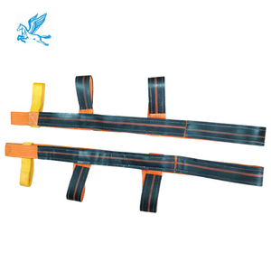 15T 무한 플랫 500kg CE 인증 폴리에스터 리프팅 호이스트 웨빙 슬링 5:1-8:1 안전 계수 25-300mm 폭 TIANMA 브랜드 for - Product Image 1