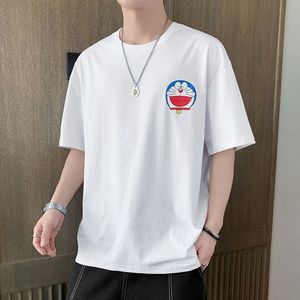 T-shirt da <span class=keywords><strong>uomo</strong></span> a maniche corte Stock 2023 estiva nuova <span class=keywords><strong>di</strong></span> <span class=keywords><strong>tendenza</strong></span> <span class=keywords><strong>di</strong></span> marca t-shirt in cotone a mezza manica in seta <span class=keywords><strong>di</strong></span> ghiaccio <span class=keywords><strong>abbigliamento</strong></span> <span class=keywords><strong>uomo</strong></span> - Product Image 5