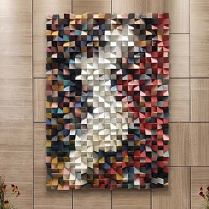 手作り壁掛けモザイクアールデコ調のデザインスタイル金属素材OEM & ODMモダンな高級ホームデコレーション - Product Image 2