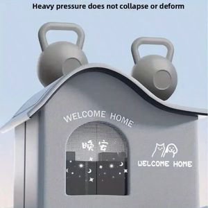 Haustier-Kühlhaus für den Sommer: Klimatisiertes Bett für kleine Katzen und Hunde – Ganzjahres-Kühlhilfe für Haustiere - Product Image 4