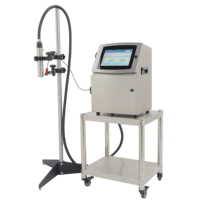 Máquina de Codificación CIJ Industrial de Alta Velocidad 390m/min IPS-C550 IP65 con Soporte de Acero Inoxidable para Número de Serie Dinámico en Cartón y Plástico