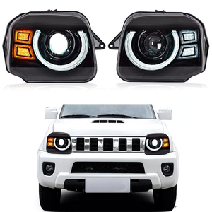Faro Delantero LED para Automóvil, para Suzuki Jimny 2007-2015, DRL, Señal de Giro Dinámica, Estilo Defender, Proyectores - Product Image 1