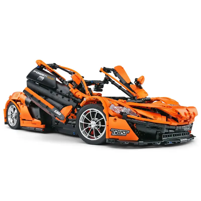 Moule roi 13090 McLaren P1 Hypercar blocs de construction voiture de sport briques techniques 1:8 véhicule assemblage pour enfants électrique RC cadeau