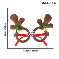 Lunettes de Noël fantaisie, parfaites pour la fête du Nouvel An, les soirées de bureau, les cadeaux pour enfants et comme accessoire de déguisement
