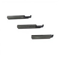 Outil de rainurage interne en carbure de tungstène de petit diamètre, mini-outil de rainurage interne en carbure monobloc, pour machines-outils CNC.