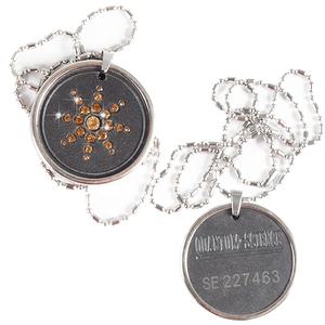 Joyería de porcelana con colgante de energía escalar cuántica rojo, amarillo, blanco y azul al por mayor con formas personalizadas para regalos de Fiesta infantil - Product Image 2