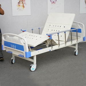 <span class=keywords><strong>Cama</strong></span> de Hospital Médica con 2 Manivelas y Construcción de Acero para Pacientes a Precios Competitivos - Product Image 2