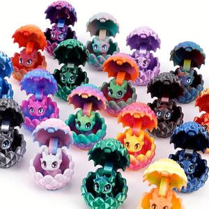 Ensemble d'œufs de dragon imprimés en 3D, jouets colorés pour enfants, ornements, modèle de décompression, œufs de dinosaures volants pour la maison, cadeaux pour enfants, PLA - Product Image 1