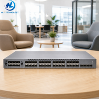 Switch de Red Ethernet Administrado Gigabit PoE+ de 24 Puertos 5735S-L24P4S-A con 4 Puertos SFP de Uplink GE para Empresas, Alimentación a Través de Ethernet