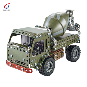 Chengji Juguete <span class=keywords><strong>de</strong></span> Montaje Metálico para Coche, Camión Metálico Decorativo, Bloques <span class=keywords><strong>de</strong></span> Construcción, Modelo <span class=keywords><strong>de</strong></span> Camión Cisterna, Coche <span class=keywords><strong>de</strong></span> Juguete, Kit <span class=keywords><strong>de</strong></span> Montaje Fundido a Presión - Product Image 1