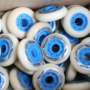 Roues de patins Ruidongle pour patins à glace, patins à roulettes et patins en ligne, roues de frein en jade blanc pour patinage de vitesse, résistantes à l'usure - Product Image 4