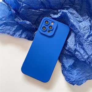 เคสโทรศัพท์ TPU ซิลิโคนกันกระแทกระดับไฮเอนด์,สำหรับ Iphone 14 12 Pro 11 Pro Max X Xs XR 7 8 Plus SE สำหรับผู้ชายฝาครอบเลนส์ป้องกัน