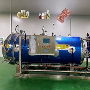 Autoclave de Retorta de Pulverización de Agua Totalmente Automática para Esterilización de Bolsas de Sopa de Pollo - Product Image 3