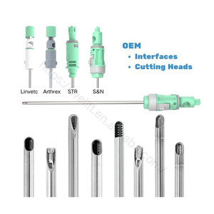 Hoja de afeitadora de artroscopia desechable Fuente de alimentación manual Material de acero <span class=keywords><strong>y</strong></span> plástico para procedimientos de artroscopia - Product Image 3