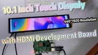 Pantalla Táctil IPS HD-MI de 10.1 Pulgadas, 440*1920, Interfaz MIPI de 4 Carriles, para Raspberry Pi con Placa de Desarrollo, Alta Resolución