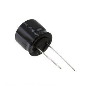 Condensador de Canal de Fabricante 22uF CAP ALUM 22UF 20% 400V RADIAL TH de Montaje a Través de Orificio 400WA22MEFCGC18X16 - Product Image 1