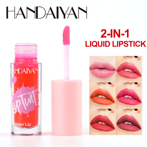 Handaiyan 2 en 1, Rubor Líquido y Lápiz Labial, 5 ml, Tinta Labial Líquida Mate Personalizada, Resistente al Agua, Barra de Rubor Líquido, Tinte Labial - Product Image 5