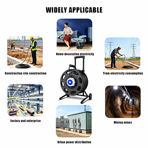 Enrouleur de câble portable personnalisé SFE à 2, 3, 4 voies, prises EU, IP44, rétractable, 100m, <span class=keywords><strong>50m</strong></span>, 40m, 25m, câble d'extension <span class=keywords><strong>électrique</strong></span> - Product Image 3
