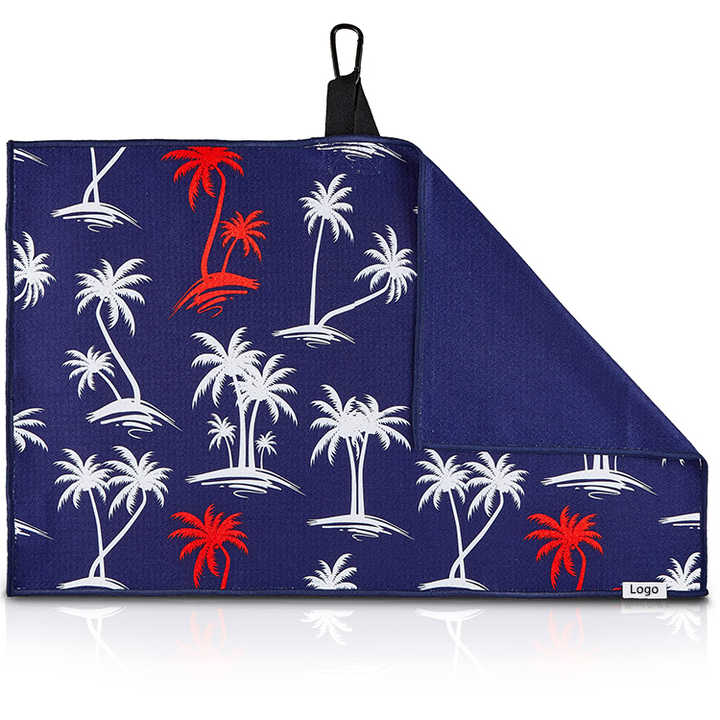 Nieuwe Ontwerp Outdoor Sport Microfiber Magneet Golf Handdoek Microfiber Golf Ha
