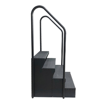 TSPK Échelle de bain moderne gonflable pour spa et piscine, escalier à 4 marches avec caractéristiques imperméables et antidérapantes